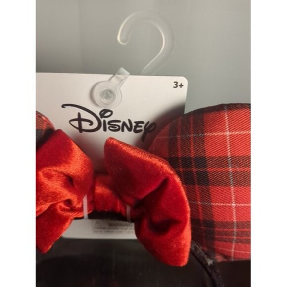 Disney Minnie Mouse Ears Hat Headbands NEW Christmas Plaid - Picture 4 of 8